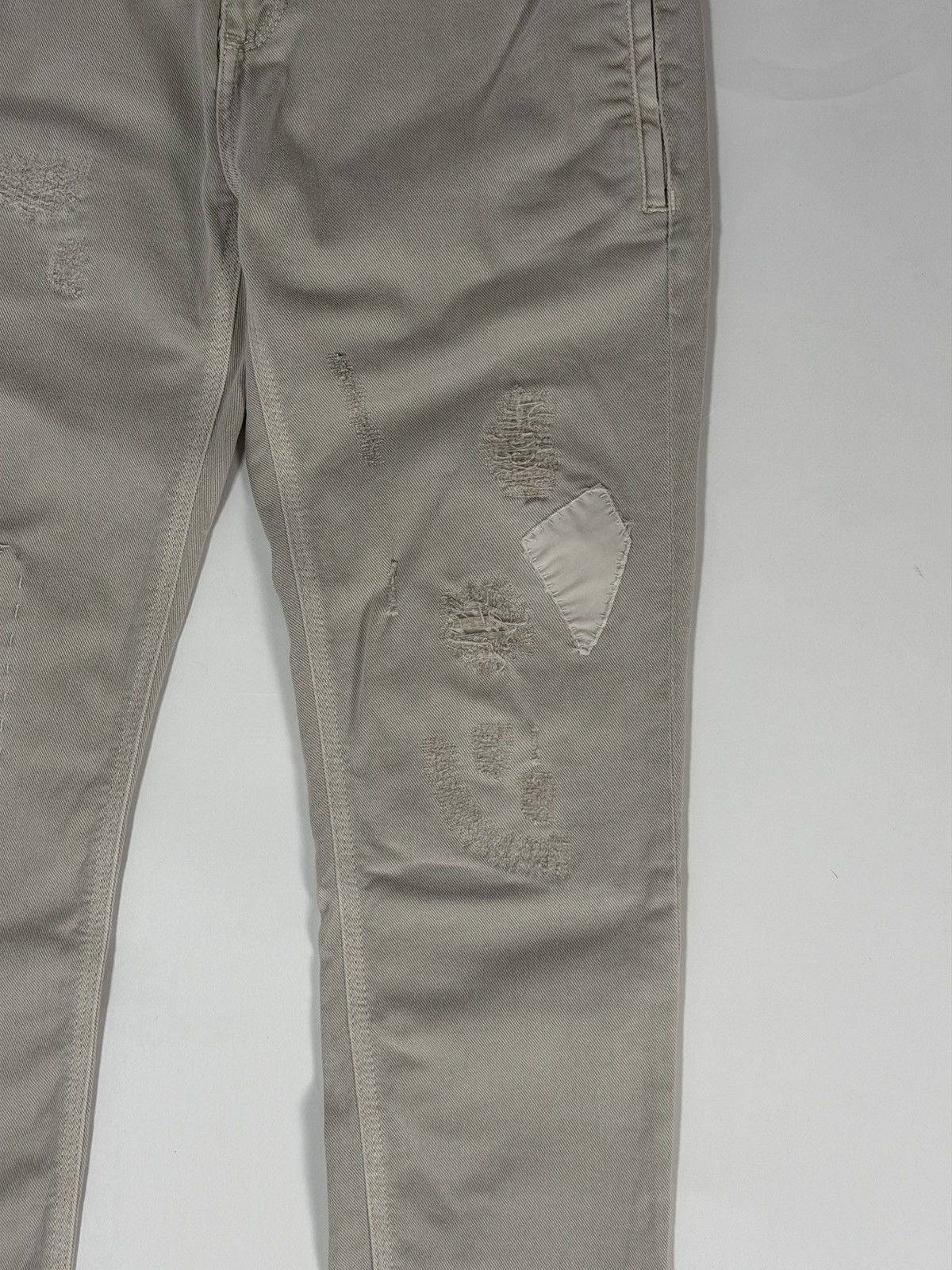 Neil Barrett Neil Barrett Skinny Fit Patchwork Denim Size US 31 - 2 Thumbnail