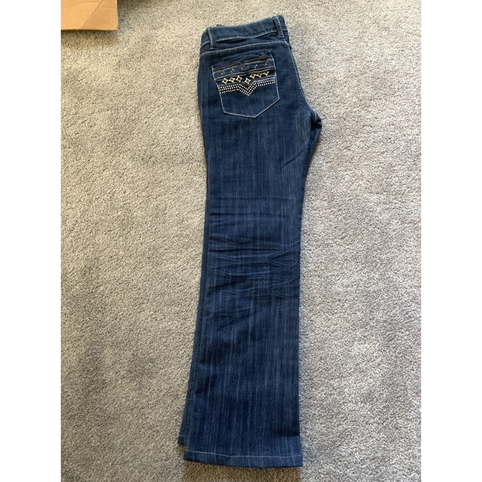 Vintage 2xtremz Jeans Women Size 30 Blue Denim Slim Skinny Regular 28in 32in Inseam/ Rise Low Light Wash Size 30" / US 8 / IT 44 - 5 Thumbnail