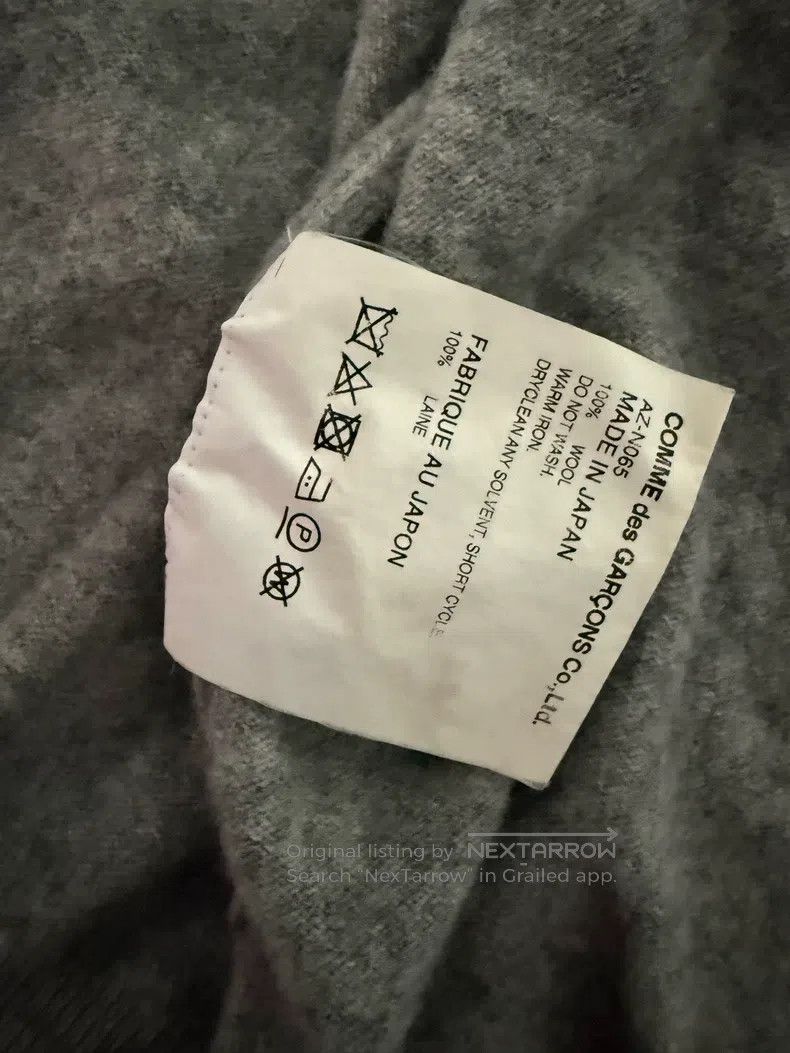 Comme des Garcons Comme Des Garcons Grey sweater cardigan Size XS / US 0-2 / IT 36-38 - 5 Thumbnail