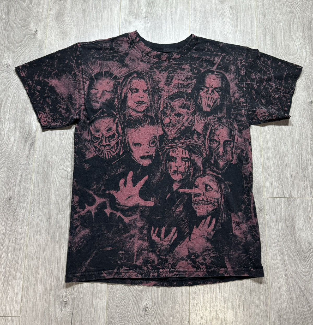 Band Tees Vintage Y2K Slipknot Band T-Shirt Size Small All Over Print Size US S / EU 44-46 / 1 - 1 Thumbnail