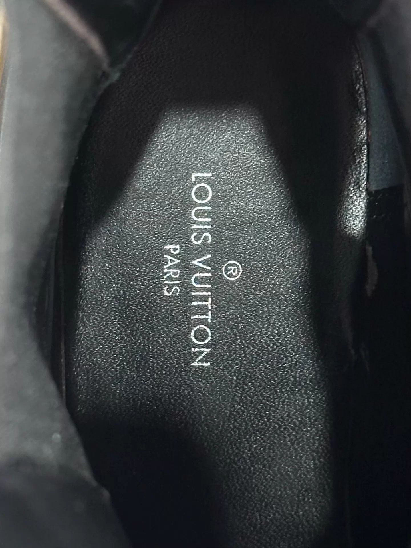 Louis Vuitton LV Beaubourg Black Chelsea Boots EU35 w/Brown Monogram Size US 4.5 / IT 34.5 - 8 Thumbnail