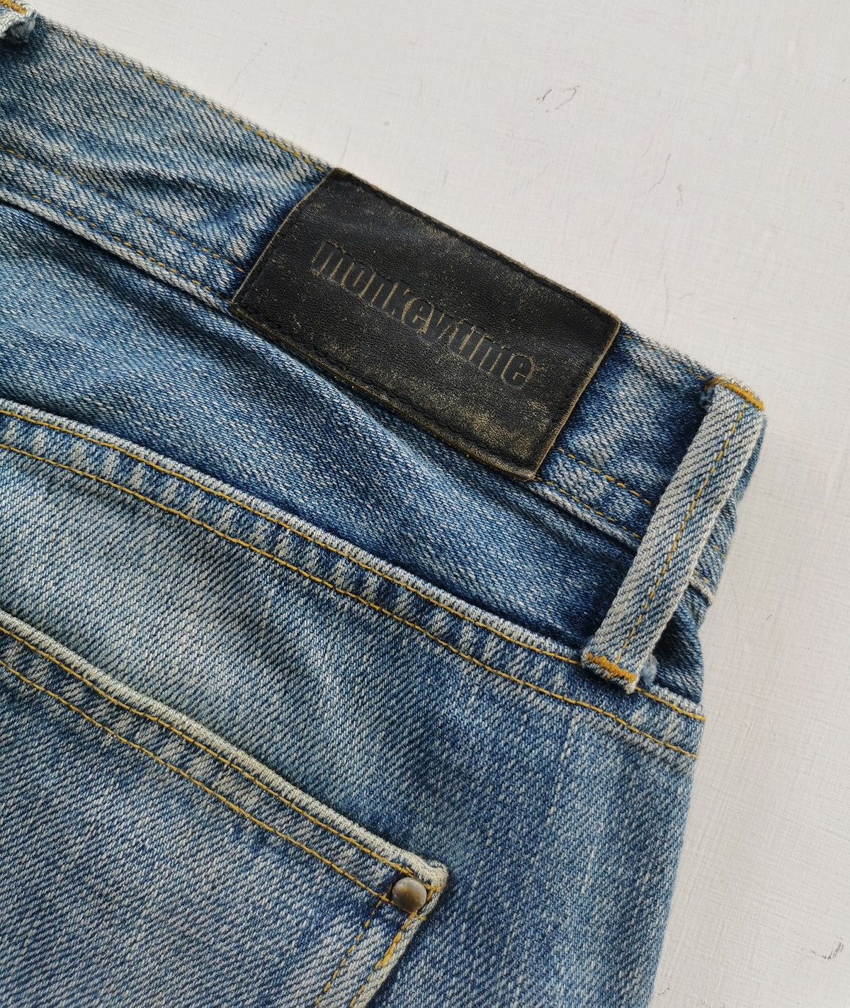 Japanese Brand Paisley Pat Monkey Time United Arrows Japan Jeans Size US 33 - 9 Thumbnail