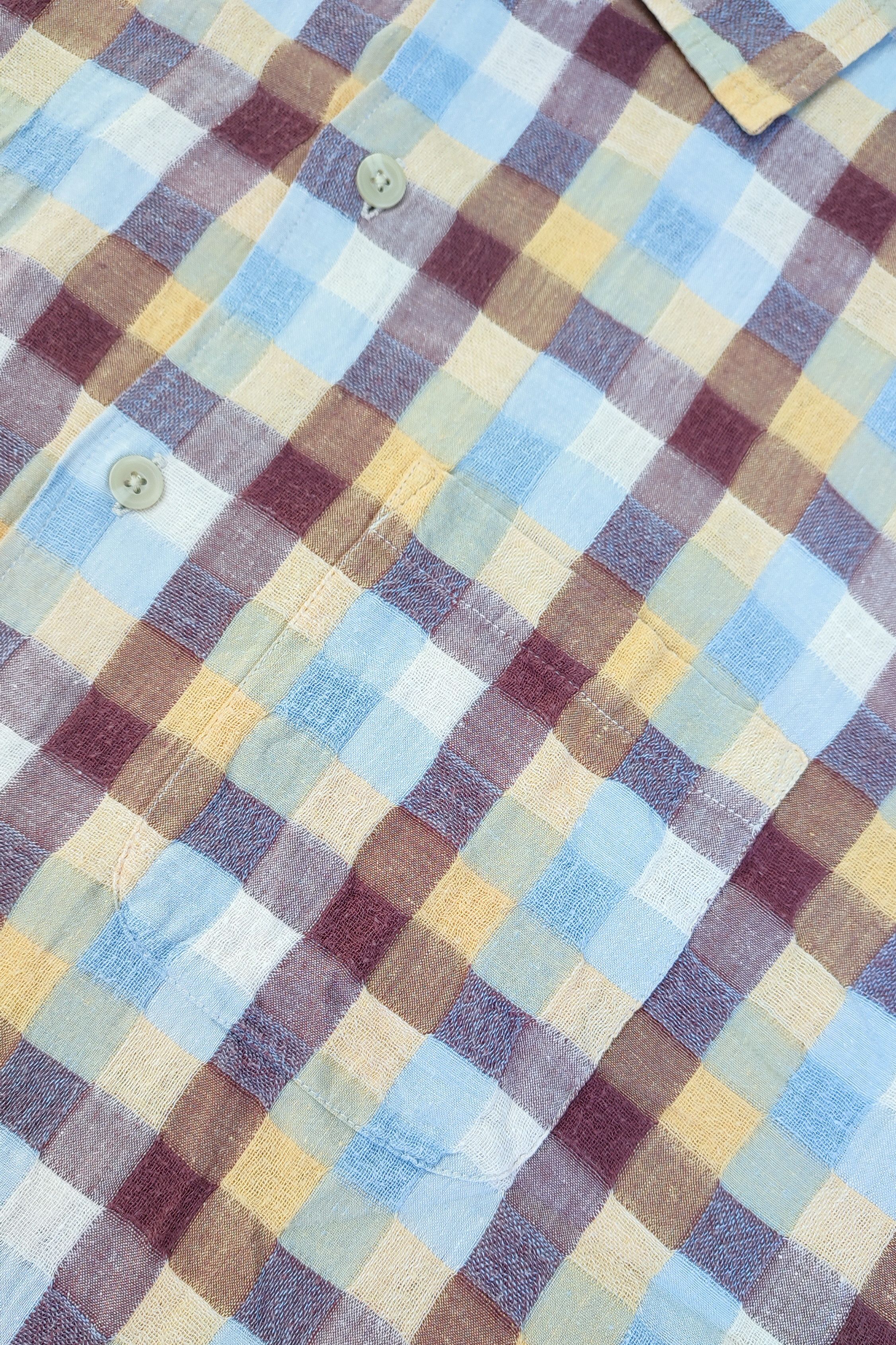 Japanese Brand × Kansai Yamamoto × Vintage Kansai Yamamoto Jeans Plain Shirt Size US L / EU 52-54 / 3 - 5 Thumbnail
