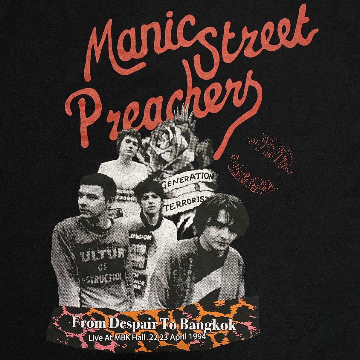 Band Tees MANIC STREET PREACHERS GENERATION TERRORISTS Size US XL / EU 56 / 4 - 4 Thumbnail