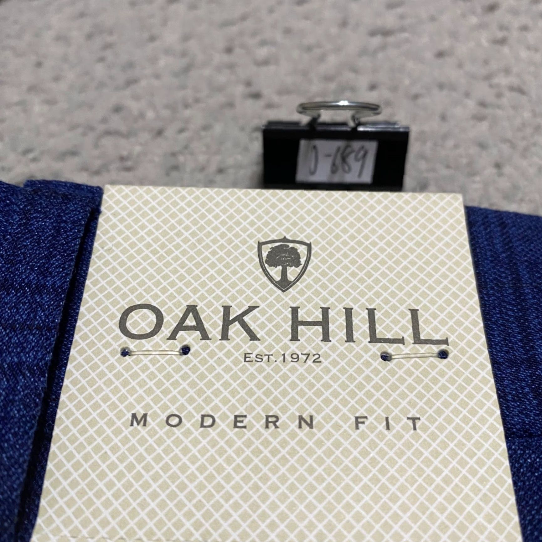 Vintage NWT Oak Hill Dress Pants Mens 44x32 Blue Plaid Straight Mid Rise Business New Size US 44 / EU 60 - 4 Thumbnail