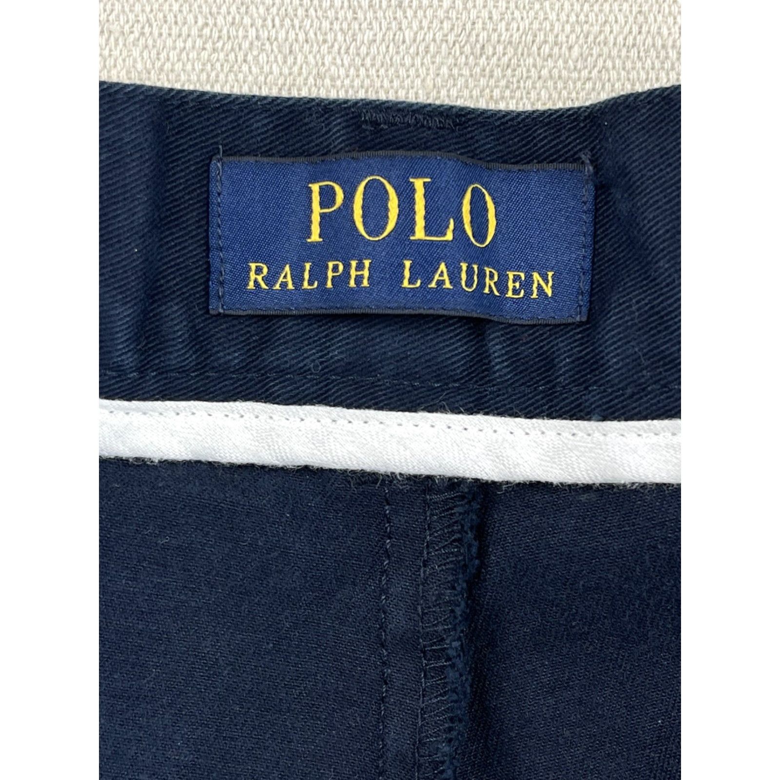 Polo Ralph Lauren Polo Ralph Lauren Mens Embroidered Lion Crest Logo Golf Shorts Navy Blue Sz 35 Size US S / EU 44-46 / 1 - 3 Thumbnail