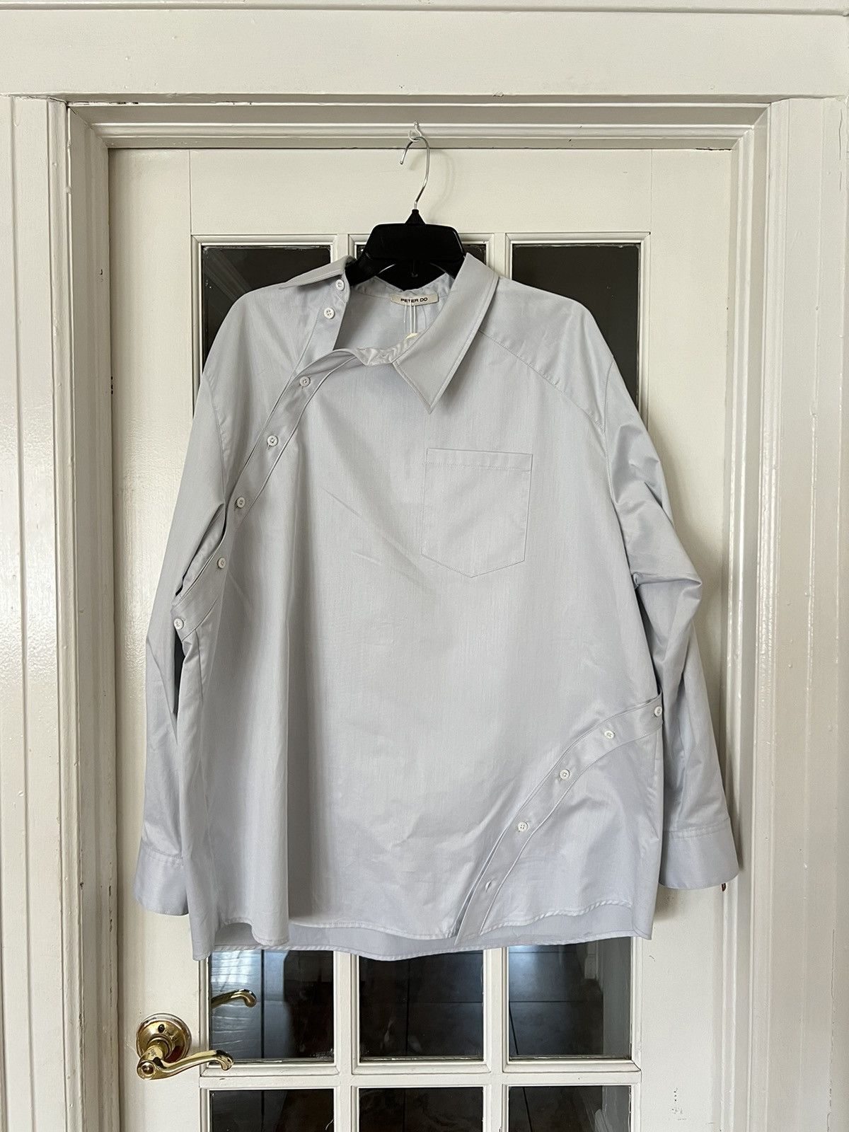 Peter Do Peter Do Kiko Shirt in Silver Blue Size US S / EU 44-46 / 1 - 3 Thumbnail