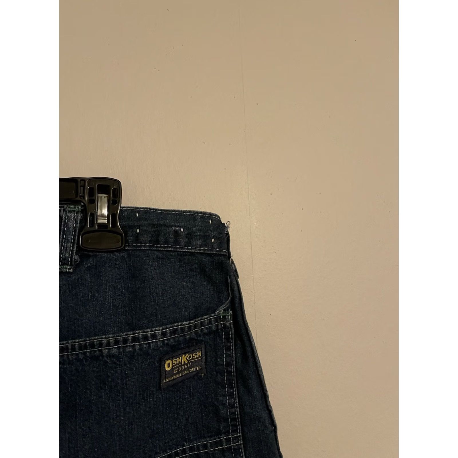 Vintage VINTAGE OshKosh B'gosh USA Union Made Sanforized Denim Jeans - Men's 40x32 - Blue, Cotton, Zip, Regular, Straight, 32in Inseam, Pockets, United States Size US 40 / EU 56 - 2 Thumbnail