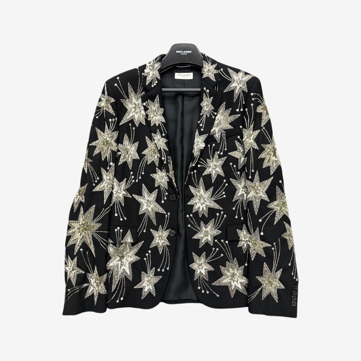 Saint Laurent Paris *RARE* Saint Laurent SS15 Star Blazer Sz.50 Size US M / EU 48-50 / 2 - 4 Thumbnail