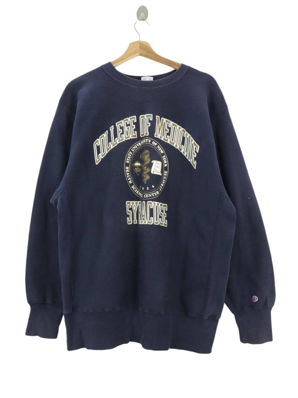 Champion × Vintage Vintage 90's Champion Reverse Weave Sweatshirt MADE IN USA Size US XL / EU 56 / 4 - 3 Thumbnail