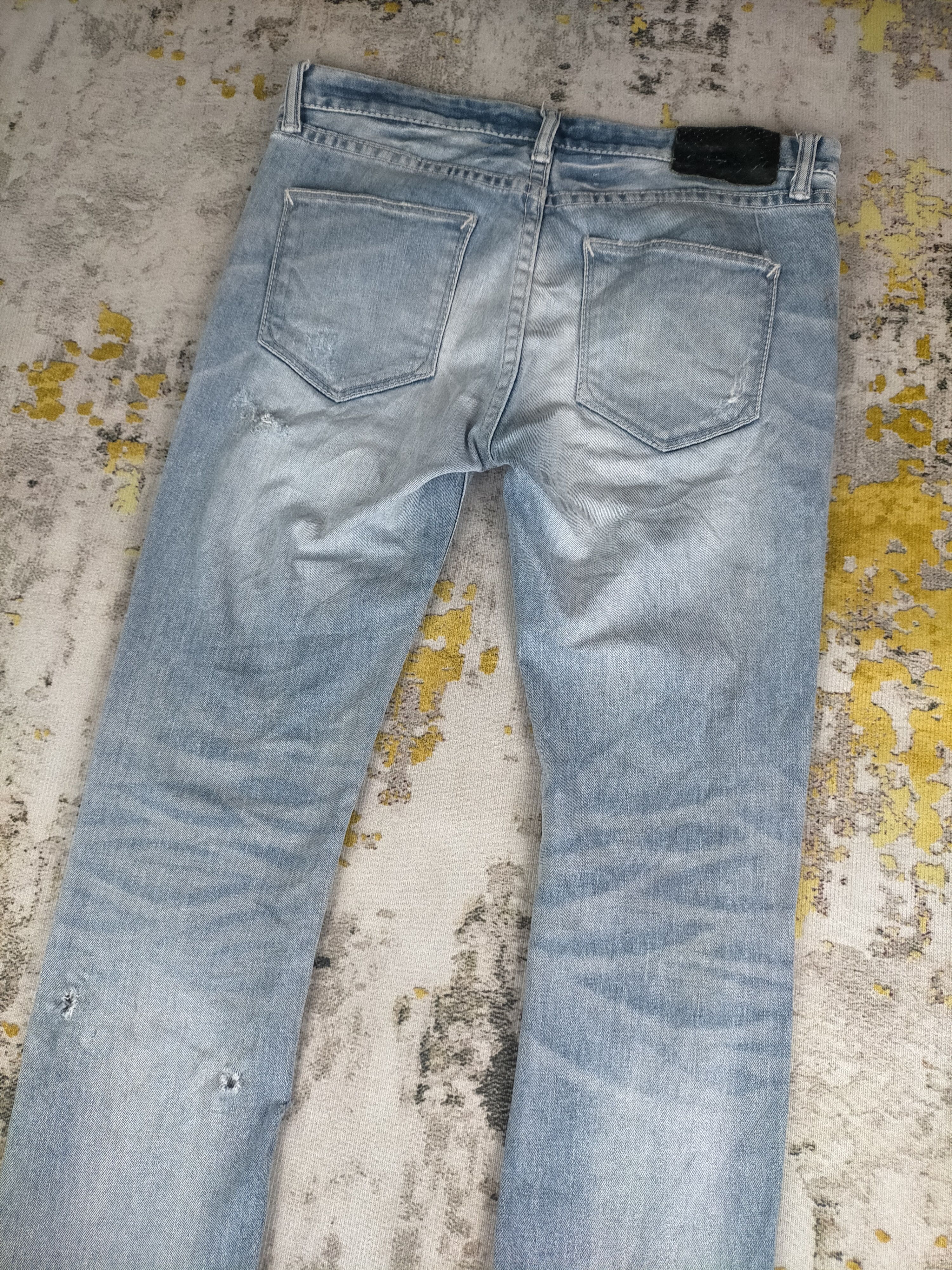 GOSTAR DE FUGA 🔥 Mudwash Fuga Distressed Ripped Stretch Jeans Size US 30 / EU 46 - 5 Thumbnail