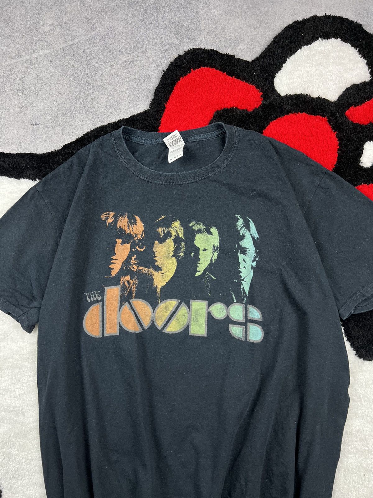 Band Tees Retro The Doors Psychedelic Morrison Y2K Band Rock Tee Shirt Size US XL / EU 56 / 4 - 4 Thumbnail