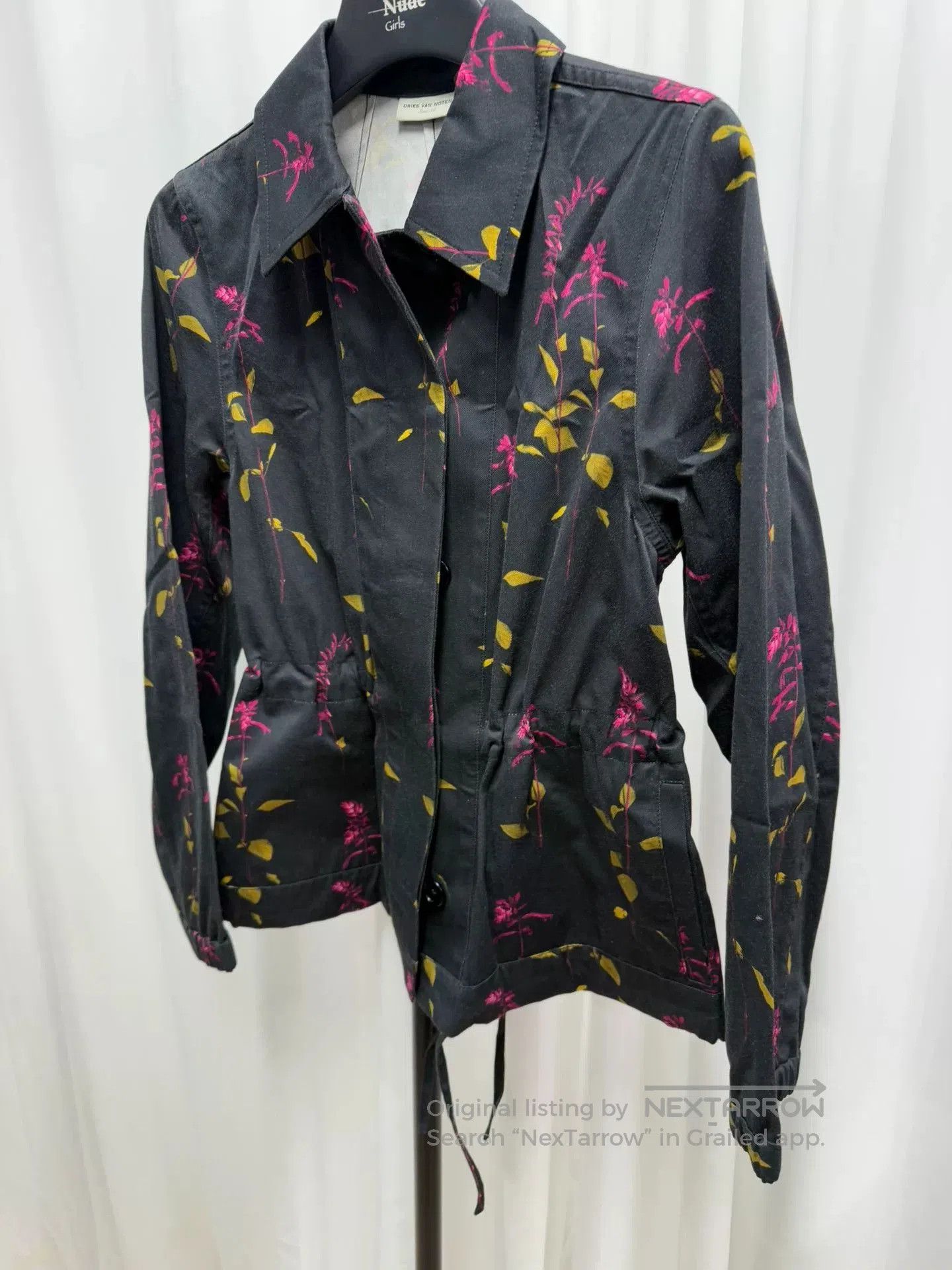 Dries Van Noten Dries van Noten Floral Waist Jacket. Size S / US 4 / IT 40 - 8 Thumbnail