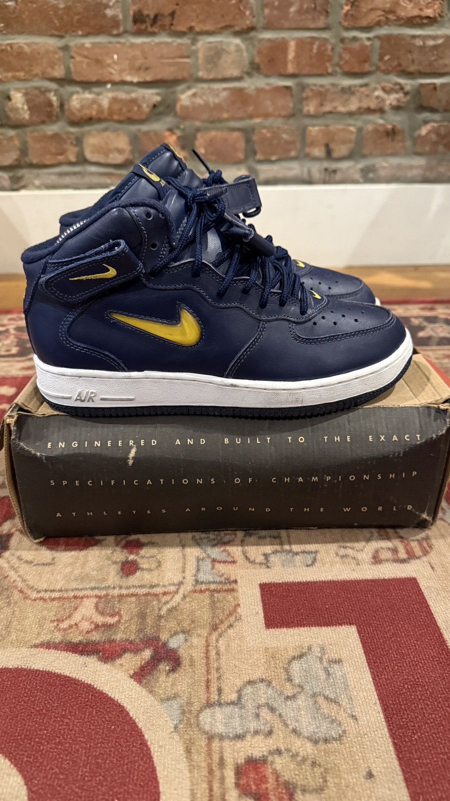 Nike Air Force 1 Mid SC (BG) “Jewel Midnight Navy” Size 6 Size US 6 / EU 39 - 3 Thumbnail