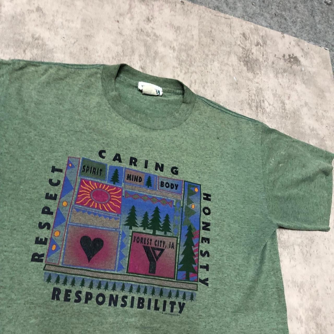 Other Green vintage 90s Winona, Minnesota graphic tee tee Size US L / EU 52-54 / 3 - 2 Thumbnail