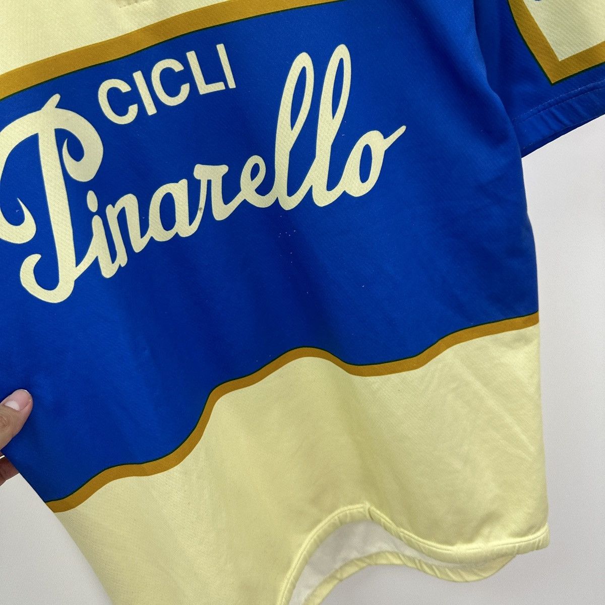 Vintage Vintage 90s Pinarello Cycle Italy jersey y2k bicycle tour Size US M / EU 48-50 / 2 - 8 Thumbnail