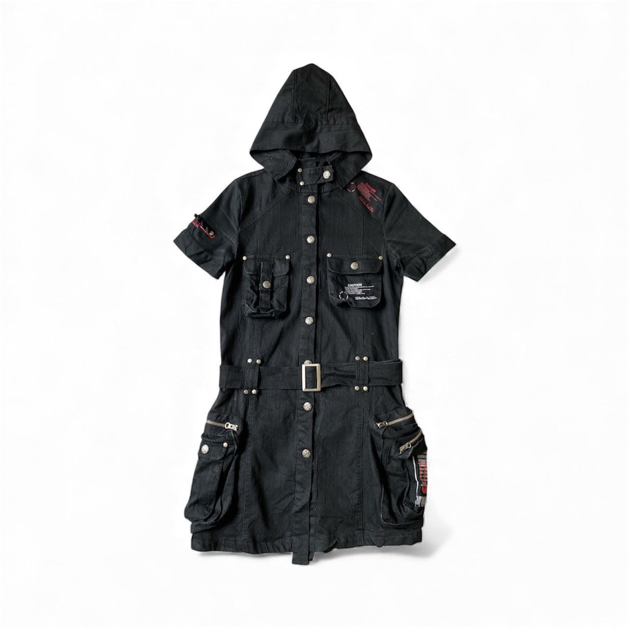 Seditionaries Punk Gothic Design Tactical Bondage Hoodie Jacket Size US S / EU 44-46 / 1 - 1 Thumbnail