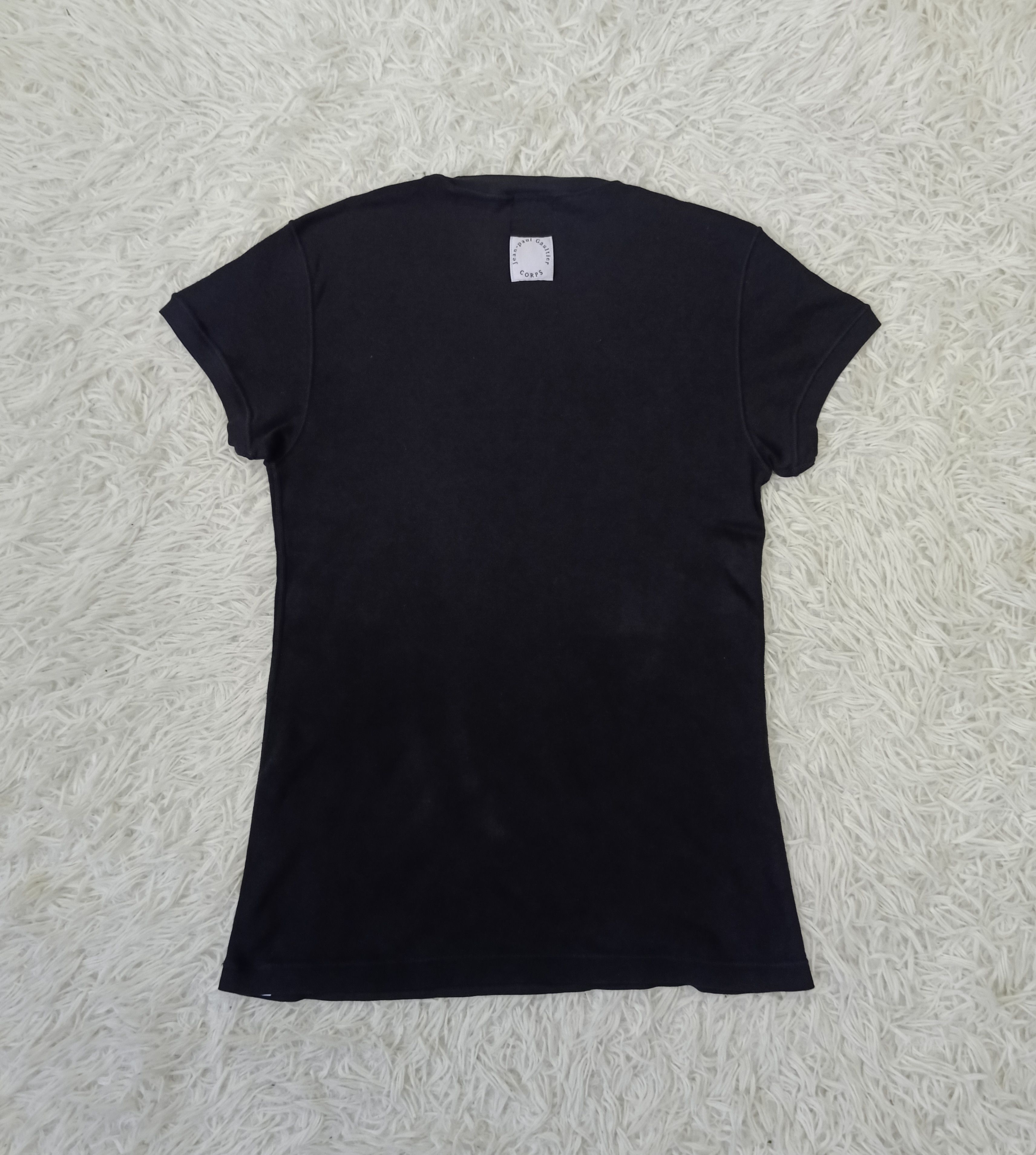 Jean Paul Gaultier JEAN PAUL GAULTIER HOMME BLACK T SHIRT Size S / US 4 / IT 40 - 1 Thumbnail