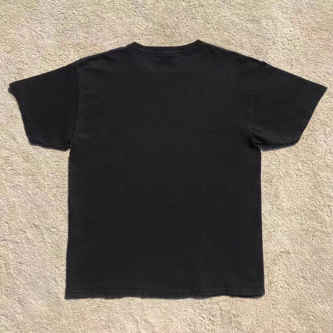 Japanese Brand × Vintage Black casual retro angel print loose t-shirt Size US M / EU 48-50 / 2 - 2 Thumbnail