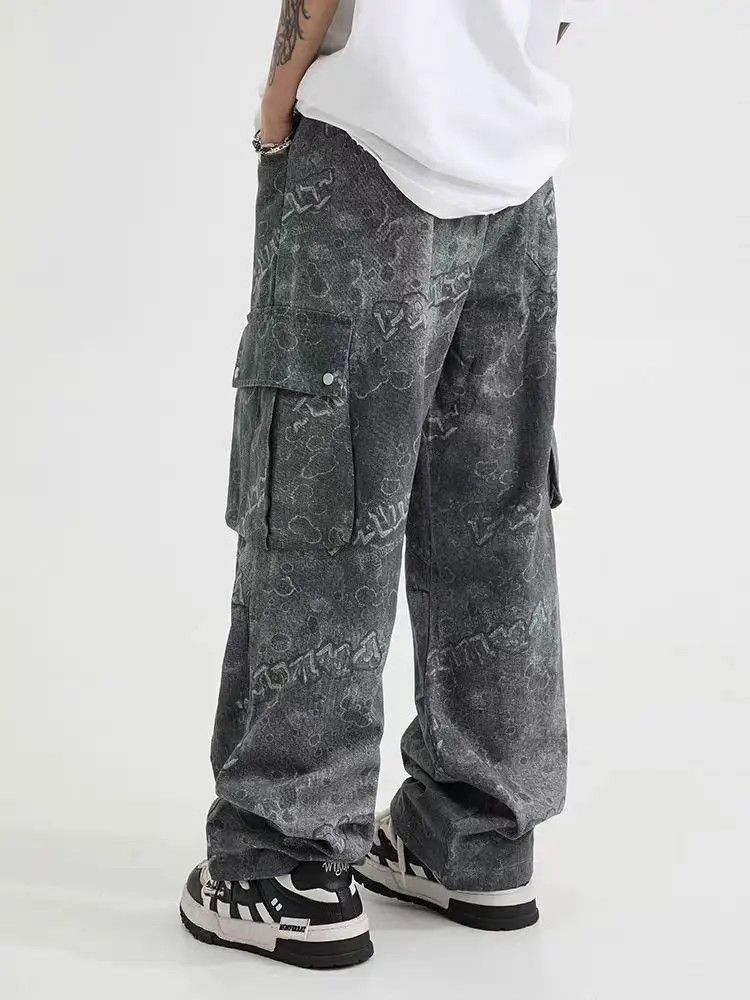 Designer × Japanese Brand Hip Hop Harajuku Streetwear Loose Casual Pants Size US 32 / EU 48 - 2 Thumbnail