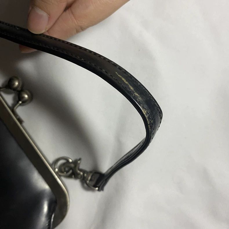 Jean Paul Gaultier Jean Paul Gaultier Black Floral Purse-2506 Size ONE SIZE - 4 Thumbnail