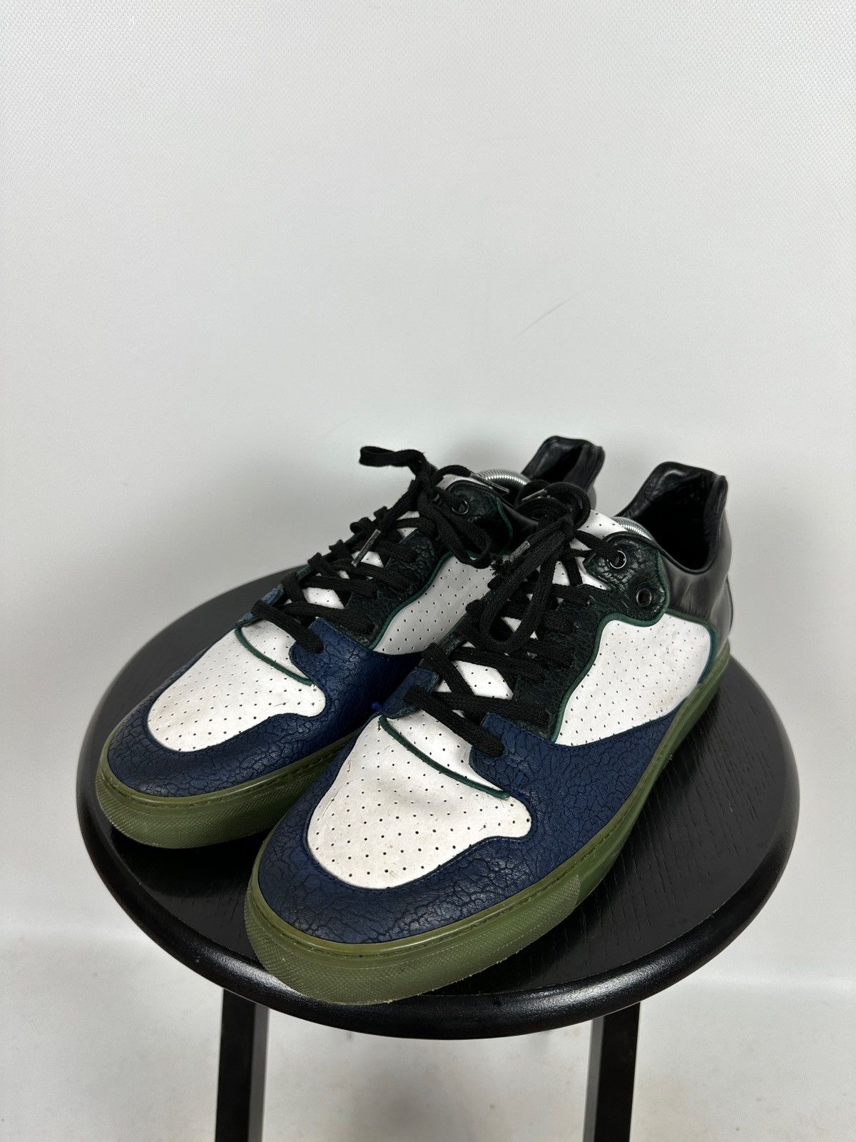 Balenciaga Panelled Low Top Sneakers