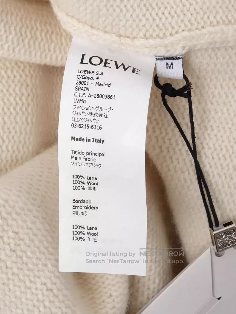 Loewe Loewe Meadow red ball yarn logo round neck wool sweater Size M / US 6-8 / IT 42-44 - 2 Thumbnail