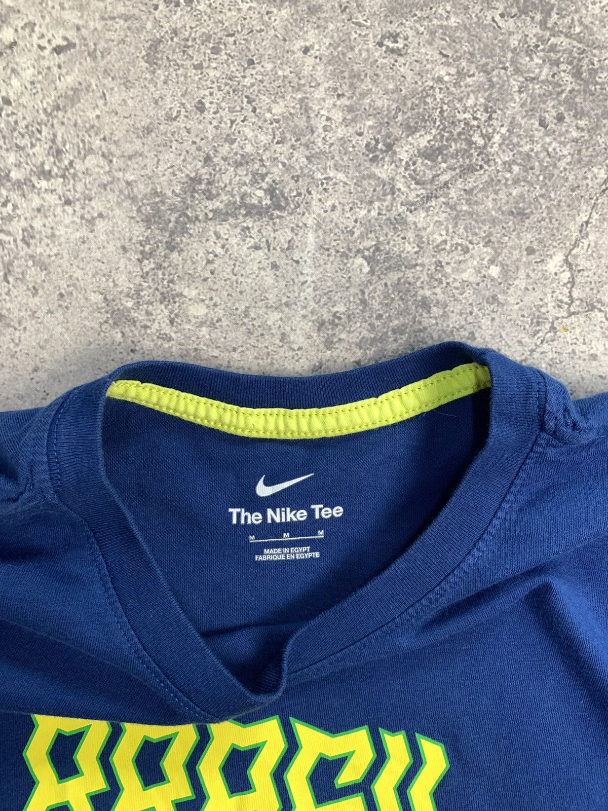 Nike × Vintage Vintage Y2K T-shirt Brazil sk8 faded Blockcore style Size US M / EU 48-50 / 2 - 8 Thumbnail
