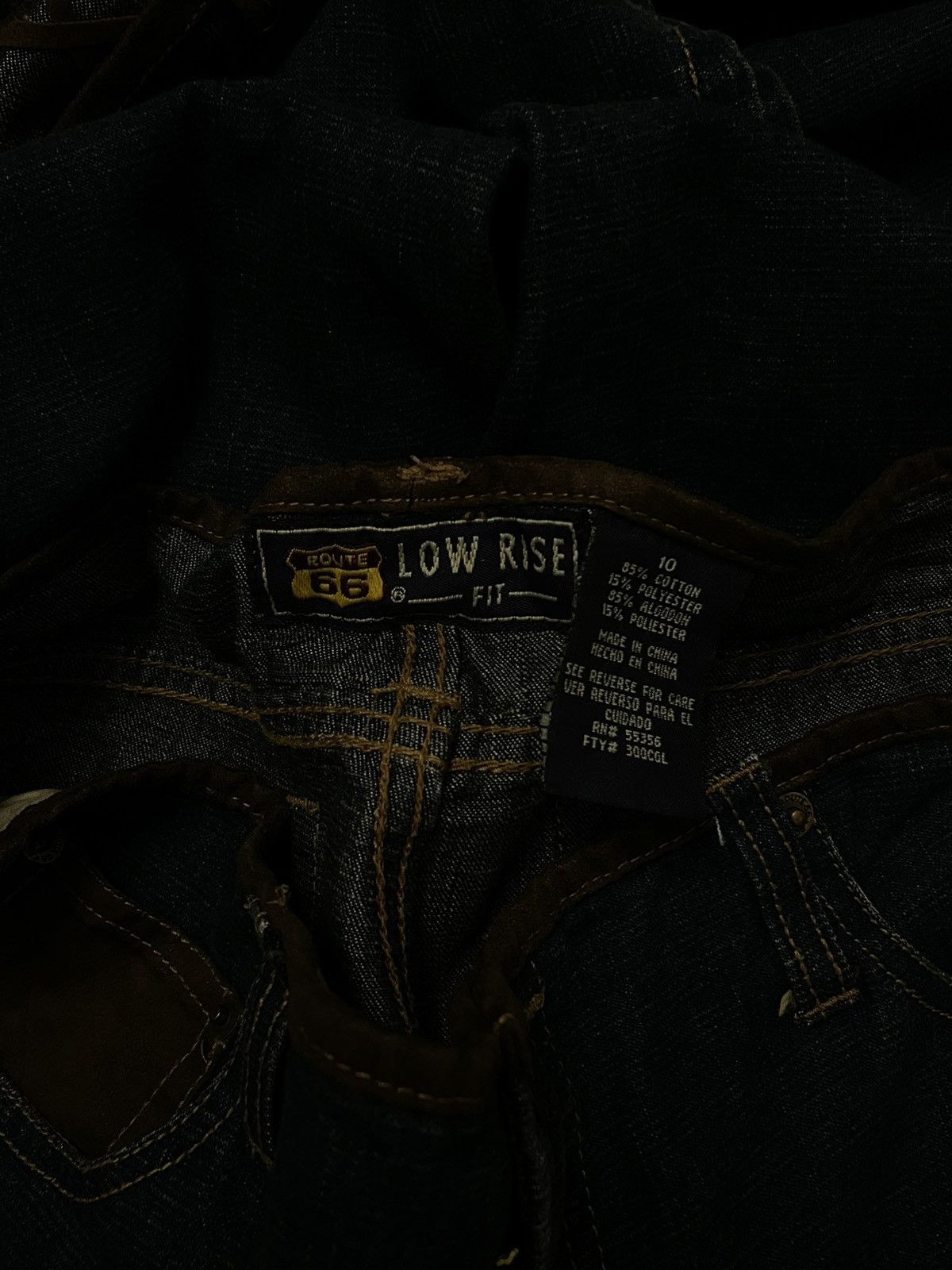Japanese Brand Vintage 90s Designer Route 66 Rare Flared Lace Cowboy Denim Size US 32 / EU 48 - 13 Thumbnail