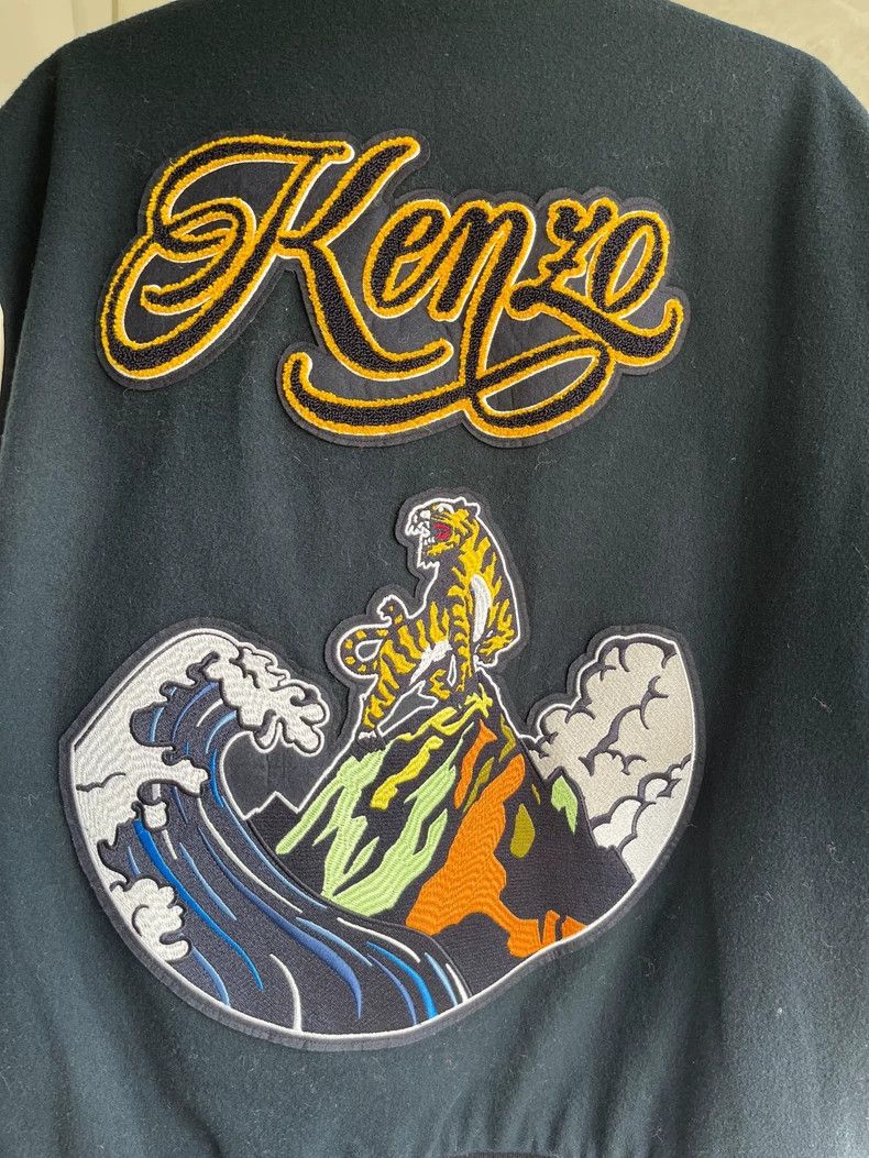 Kenzo KENZO Vintage wool and spliced sheepskin dragon year tiger Size US L / EU 52-54 / 3 - 4 Thumbnail