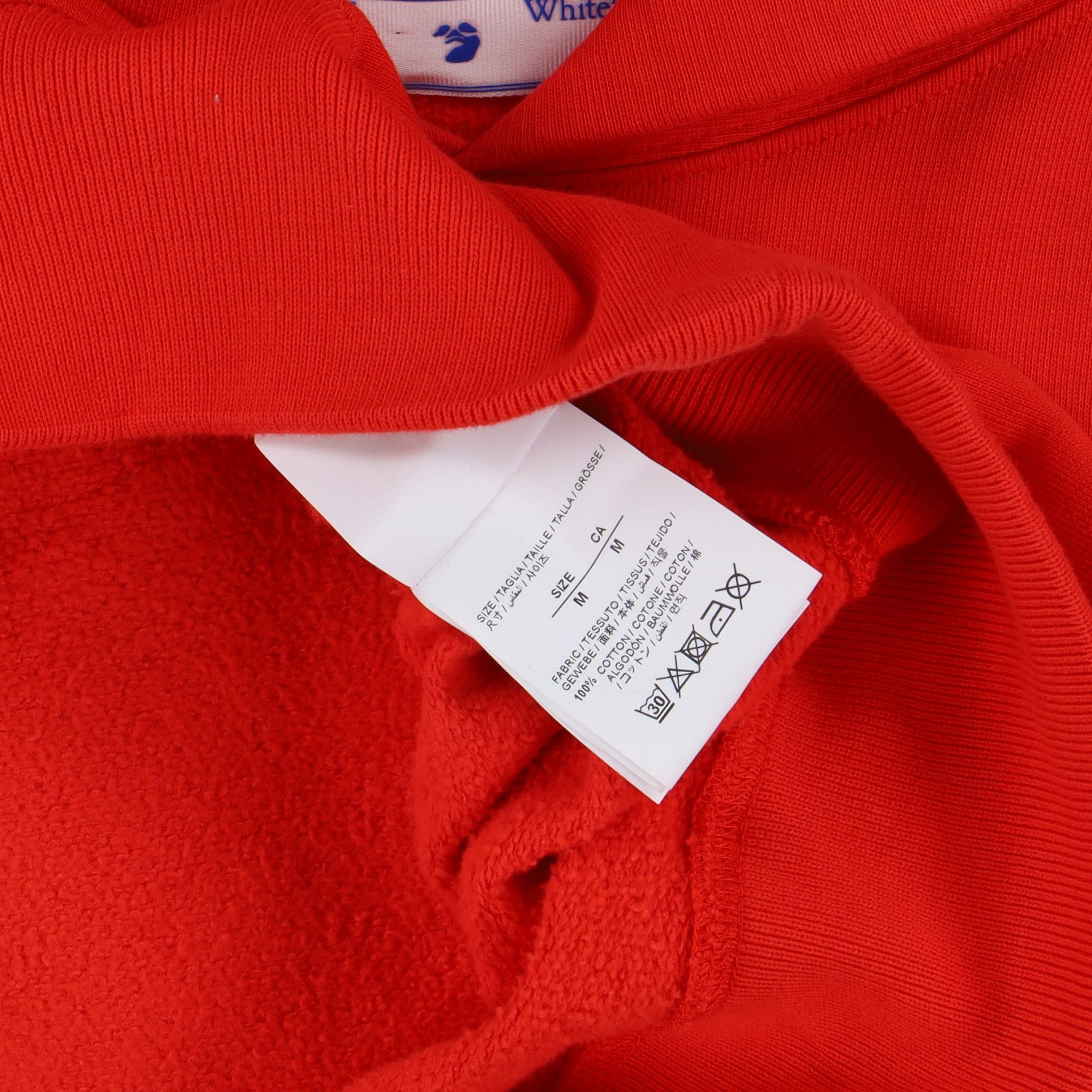 Off-White Red Mona Lisa Arrows Oversized Hoodie Size US M / EU 48-50 / 2 - 8 Thumbnail
