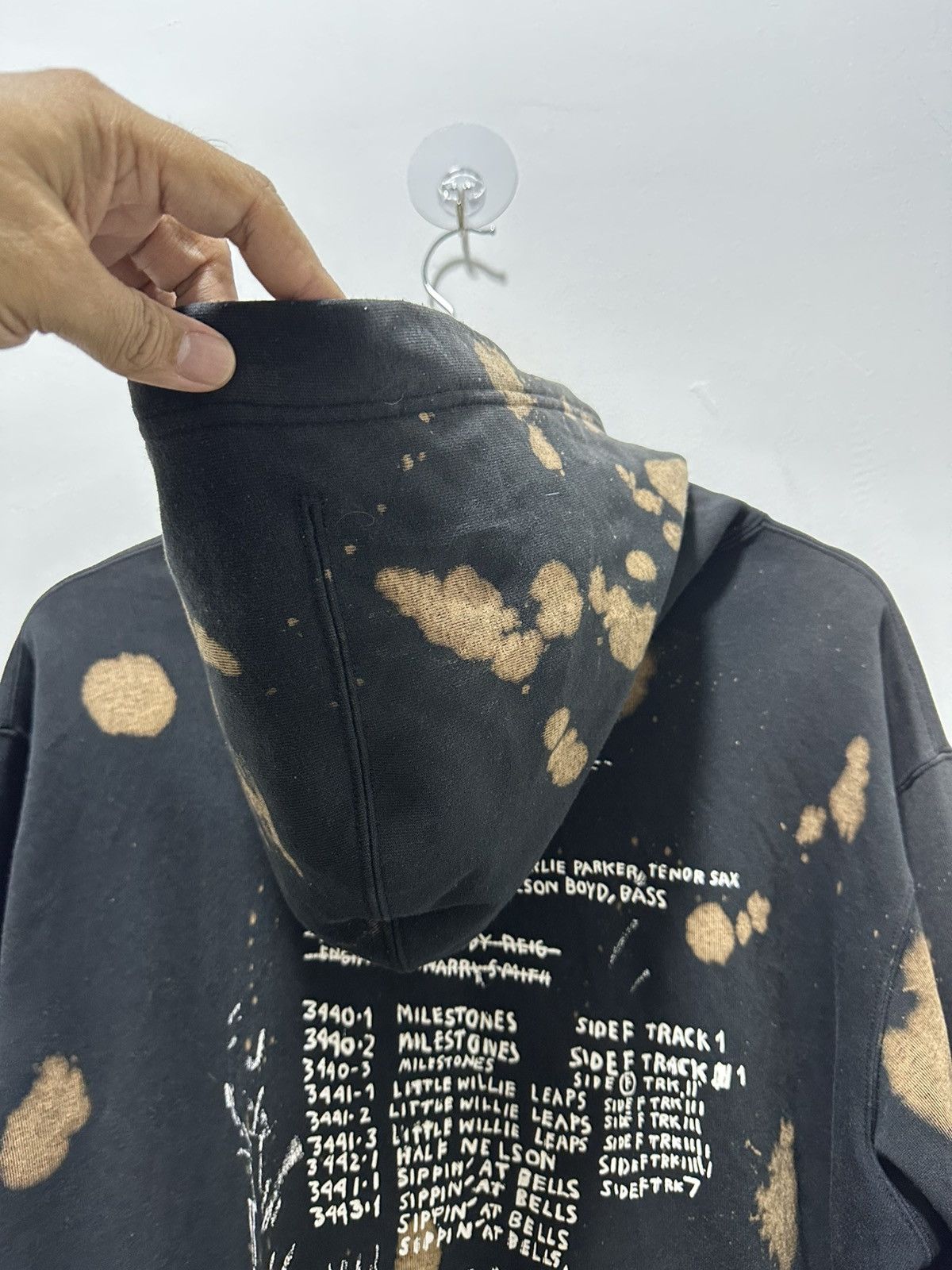 Jean-Michel Basquiat Jean Michel Basquiat Miles Davis All Star Hoodies Acid Wash Size US L / EU 52-54 / 3 - 7 Thumbnail