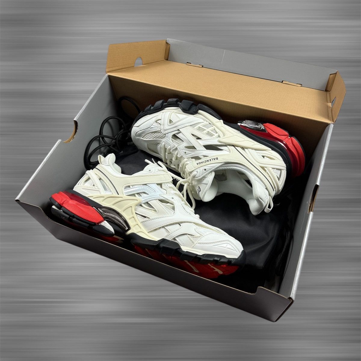 Balenciaga Balenciaga Track 2 ‘White Red’ Shoes Size US 9 / EU 42 - 7 Thumbnail