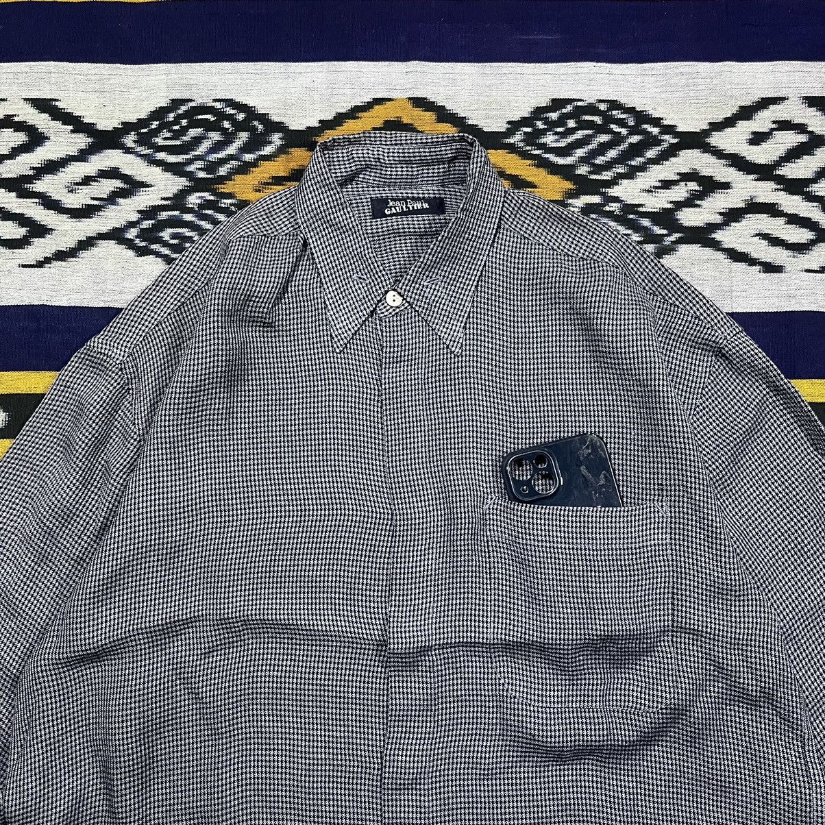 Jean Paul Gaultier Jean Paul Gaultier Pocket Shirt Checkerd Size US L / EU 52-54 / 3 - 3 Thumbnail