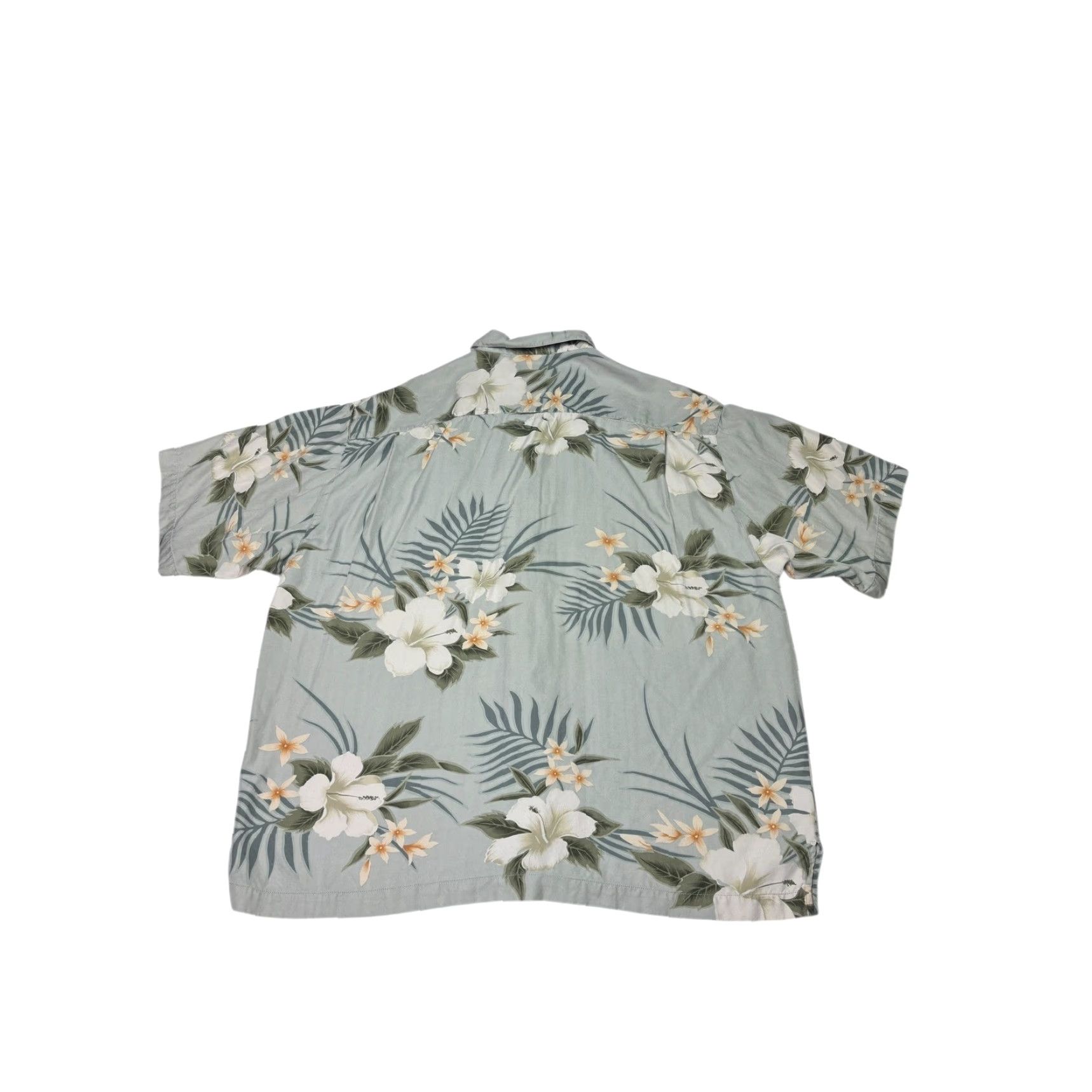 Tommy Bahama Tommy Bahama Silk Aloha Hawaiian Shirt Men XL Floral Tropical Vacation Button-Down Short Sleeve Green Silk Floral Hawaiian 90s? Size US XL / EU 56 / 4 - 4 Thumbnail