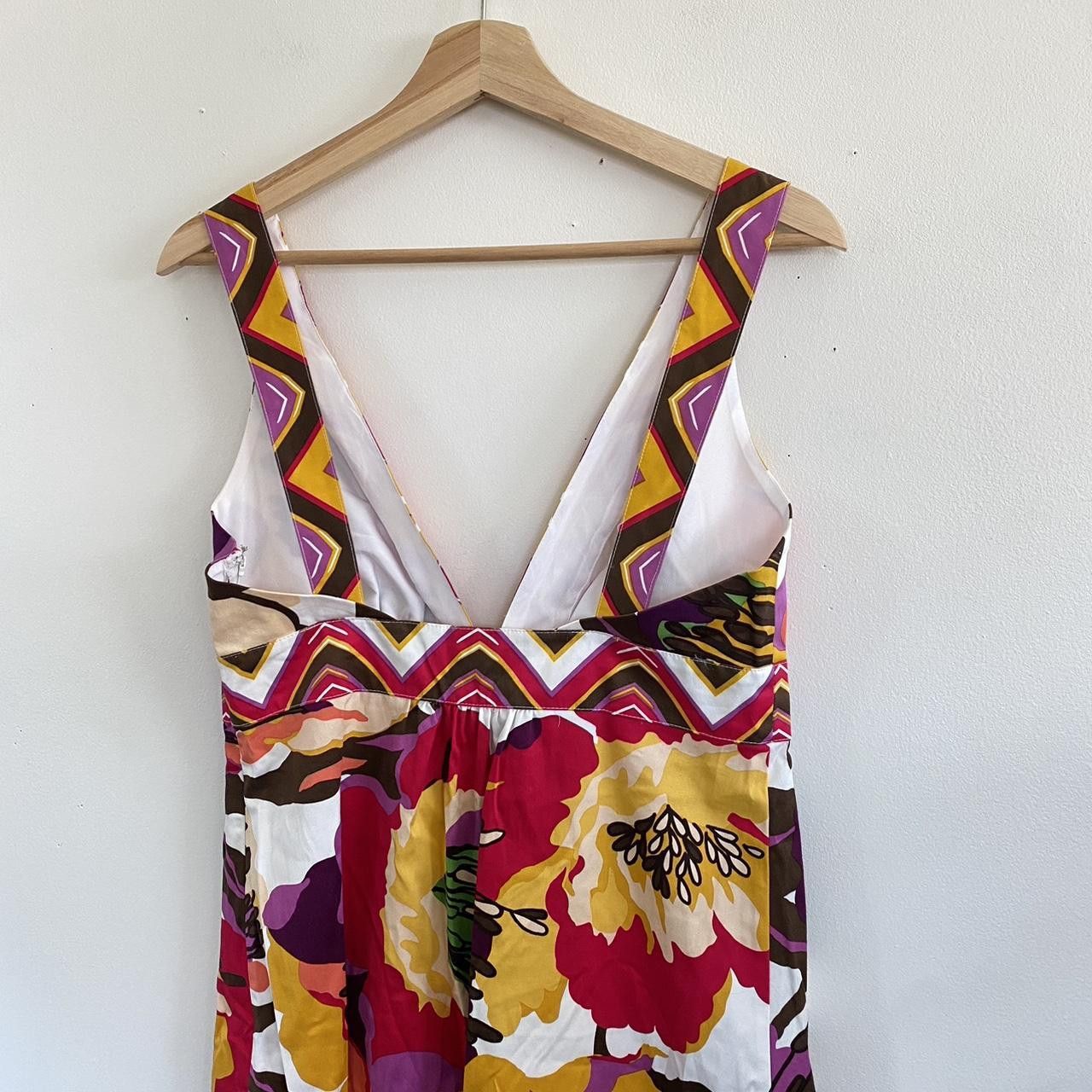 Designer ANA A NEW APPROACH MULTICOLOR DRESS 70S VIBE SIZE 6 WOMENS Size M / US 6-8 / IT 42-44 - 7 Thumbnail