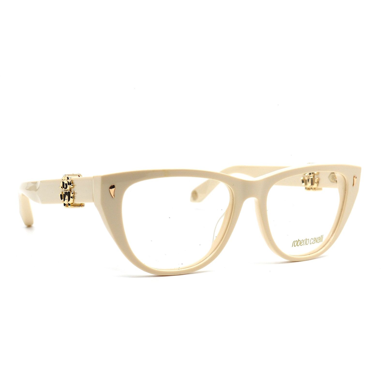 Roberto Cavalli NEW ROBERTO CAVALLI VRC045 09X7 IVORY EYEGLASSES FRAME Size ONE SIZE - 2 Thumbnail
