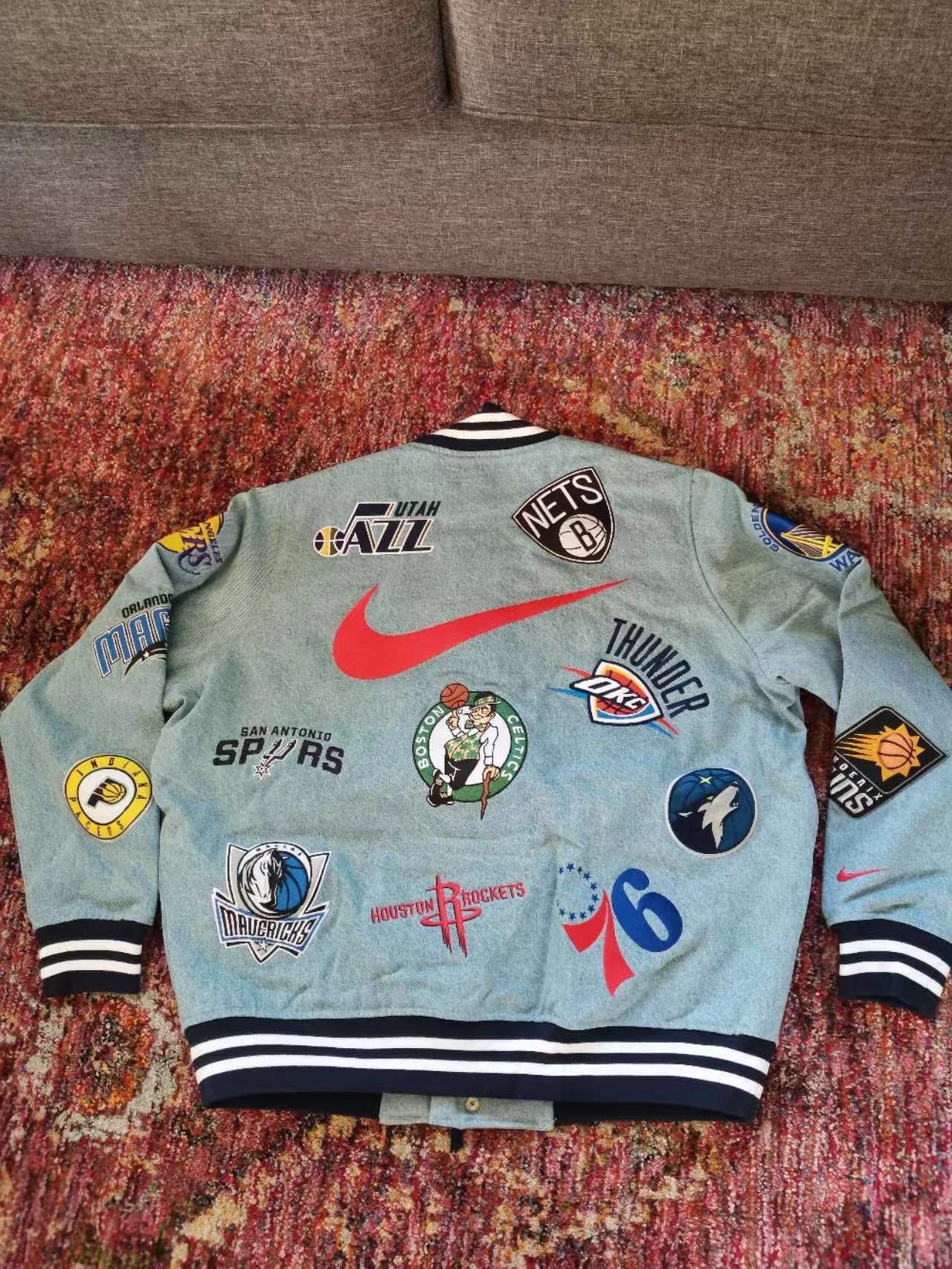 Nike × Supreme Brand New* Supreme®/Nike®/NBA Teams Warm-Up Jacket Size US L / EU 52-54 / 3 - 5 Thumbnail