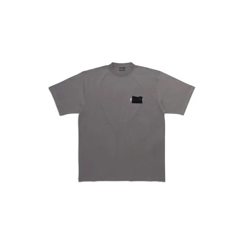 Balenciaga o1la1rc1a0225 Gaffer T-Shirt Large Fit in Dark Grey Size US M / EU 48-50 / 2 - 2 Thumbnail