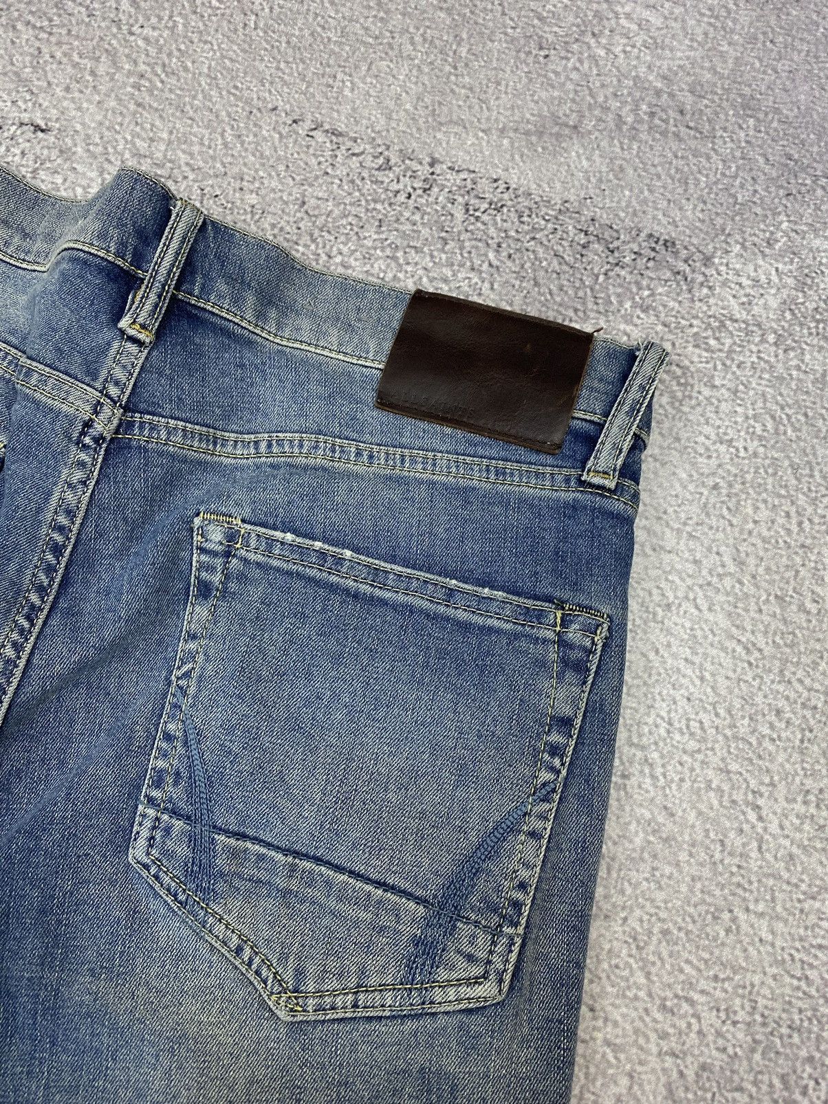 Allsaints AllSaints Dak Cigarette Blue Distressed Jeans Size US 30 / EU 46 - 11 Thumbnail