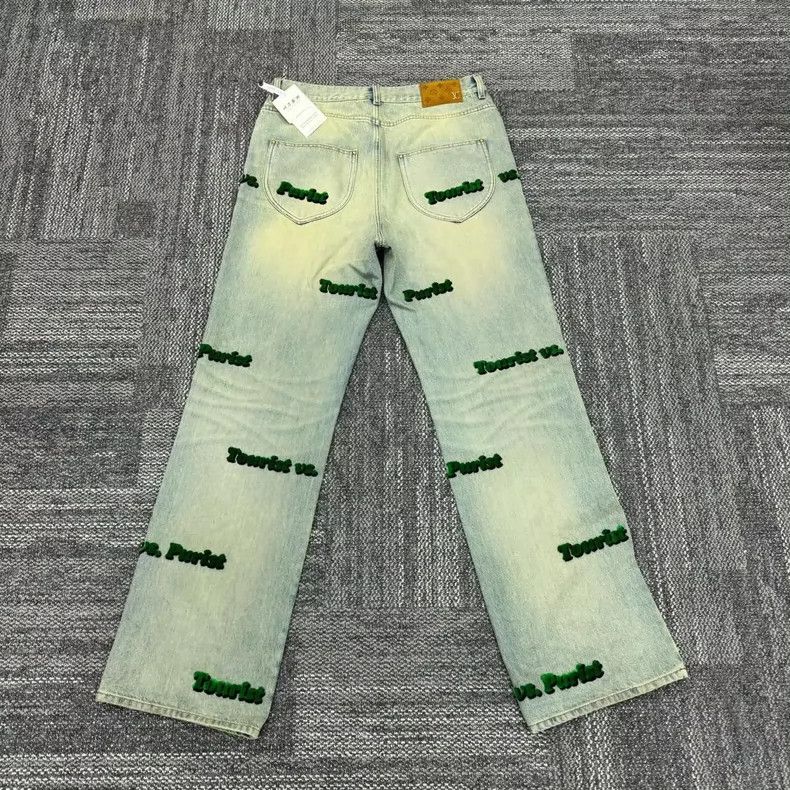 Louis Vuitton Louis Vuitton Flocked old jeans Size US 33 - 3 Thumbnail
