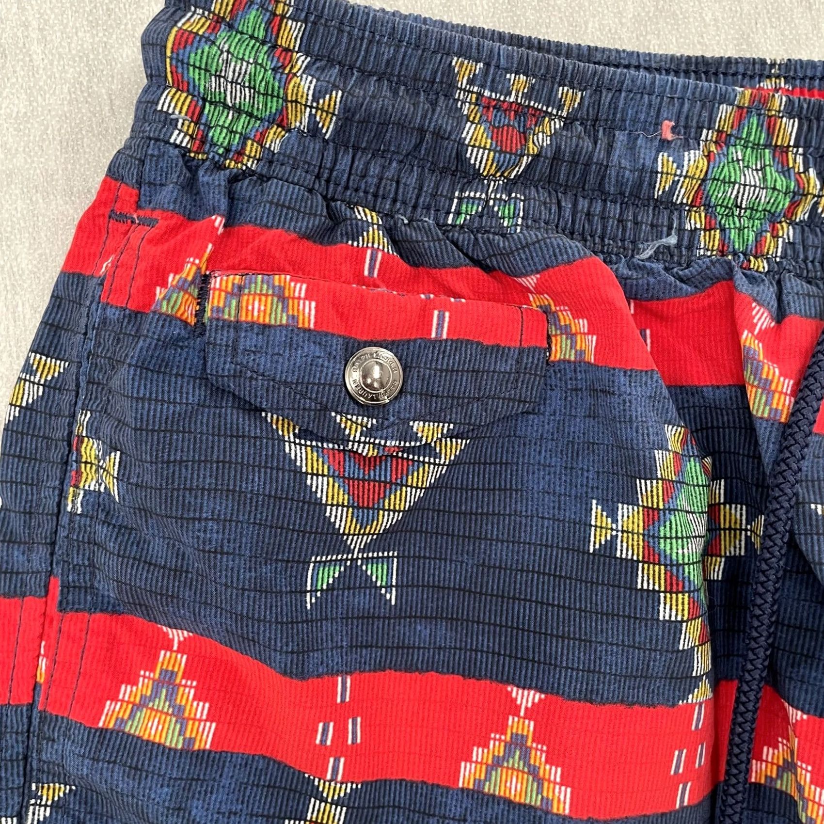 Polo Ralph Lauren Polo Ralph Lauren Swim Trunks Shorts Adult XL Native Print Pockets Mens Size US XL / EU 56 / 4 - 4 Thumbnail