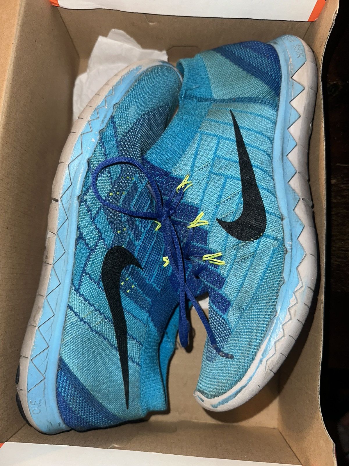 Nike Nike Free 3.0 Flyknit 'Game Royal Size US 9.5 / EU 42-43 - 3 Thumbnail