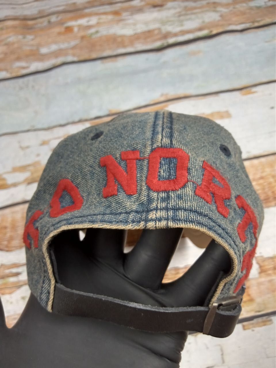 Japanese Brand Vintage JCap & Co 45 To North Moose Patch Distressed Y2k Cap Size ONE SIZE - 6 Thumbnail