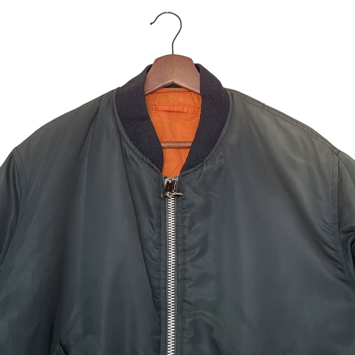 Vintage Vintage USAF Fly Bomber Jacket 1990s Size US L / EU 52-54 / 3 - 3 Thumbnail
