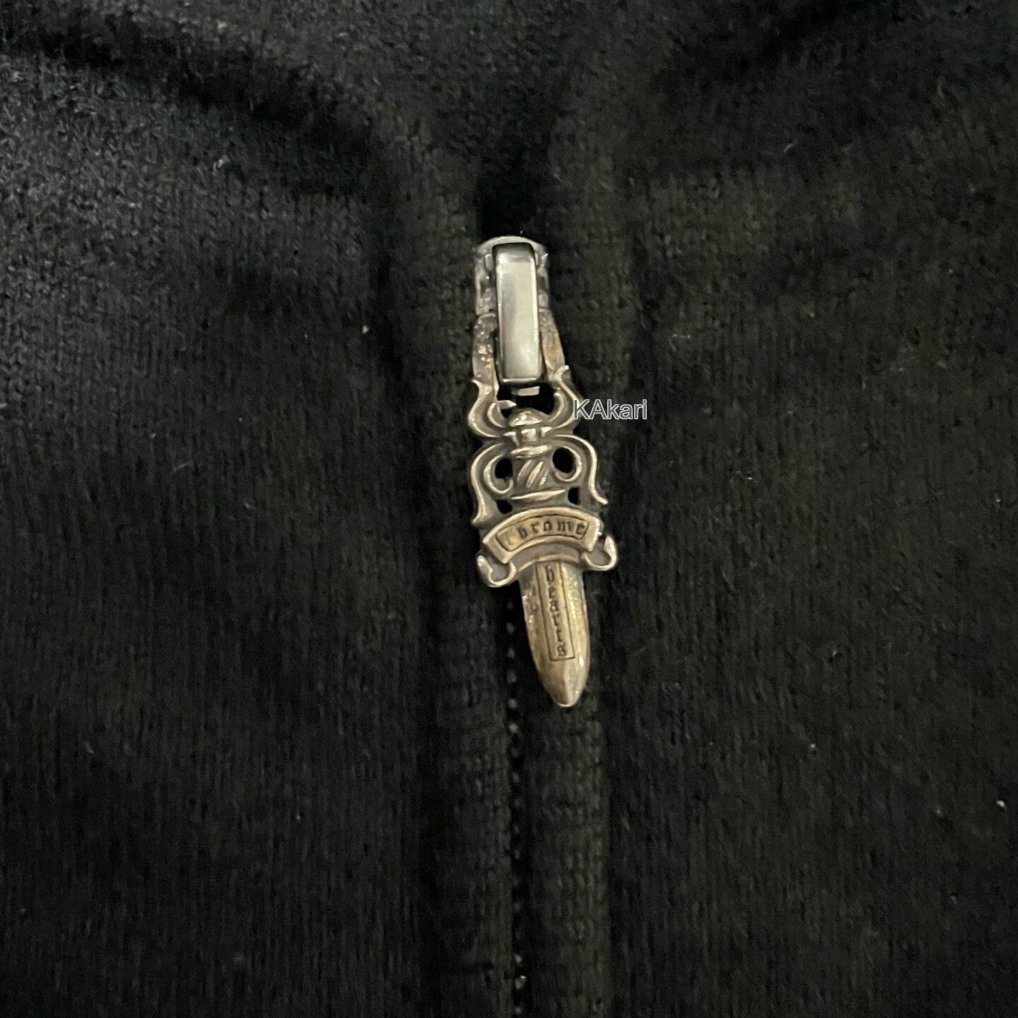 Chrome Hearts Chrome Hearts Black Zip Hoodie Silver Buckle Size US S / EU 44-46 / 1 - 3 Thumbnail