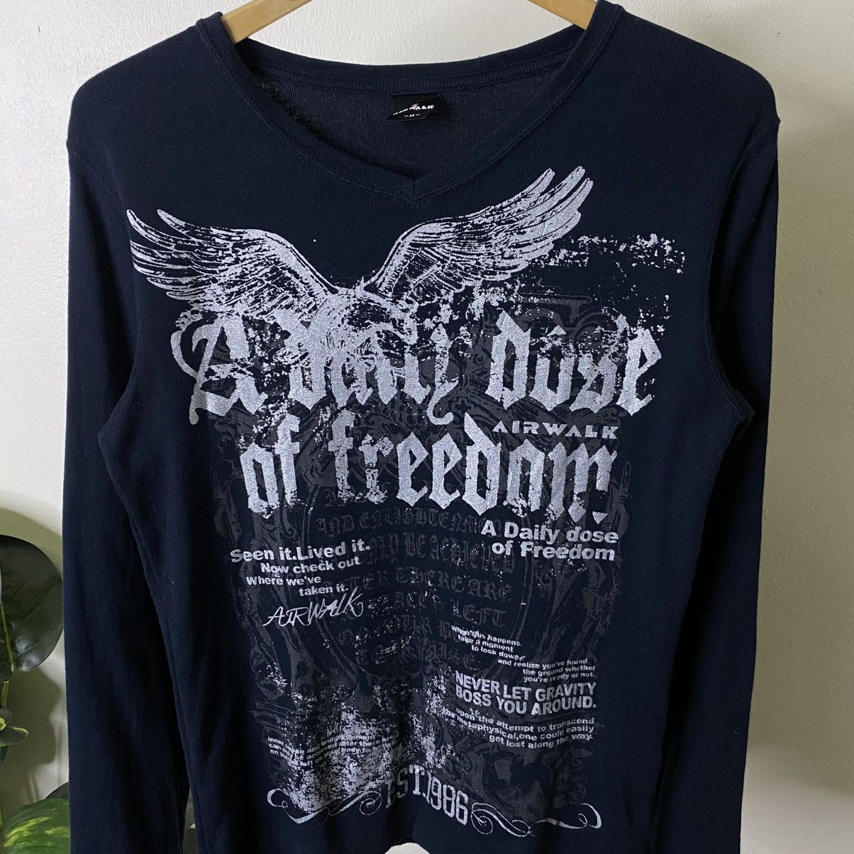 If Six Was Nine Airwalk Seditionaries Poem Cyber Gothic Punk Grunge LGB LS Size US S / EU 44-46 / 1 - 2 Thumbnail