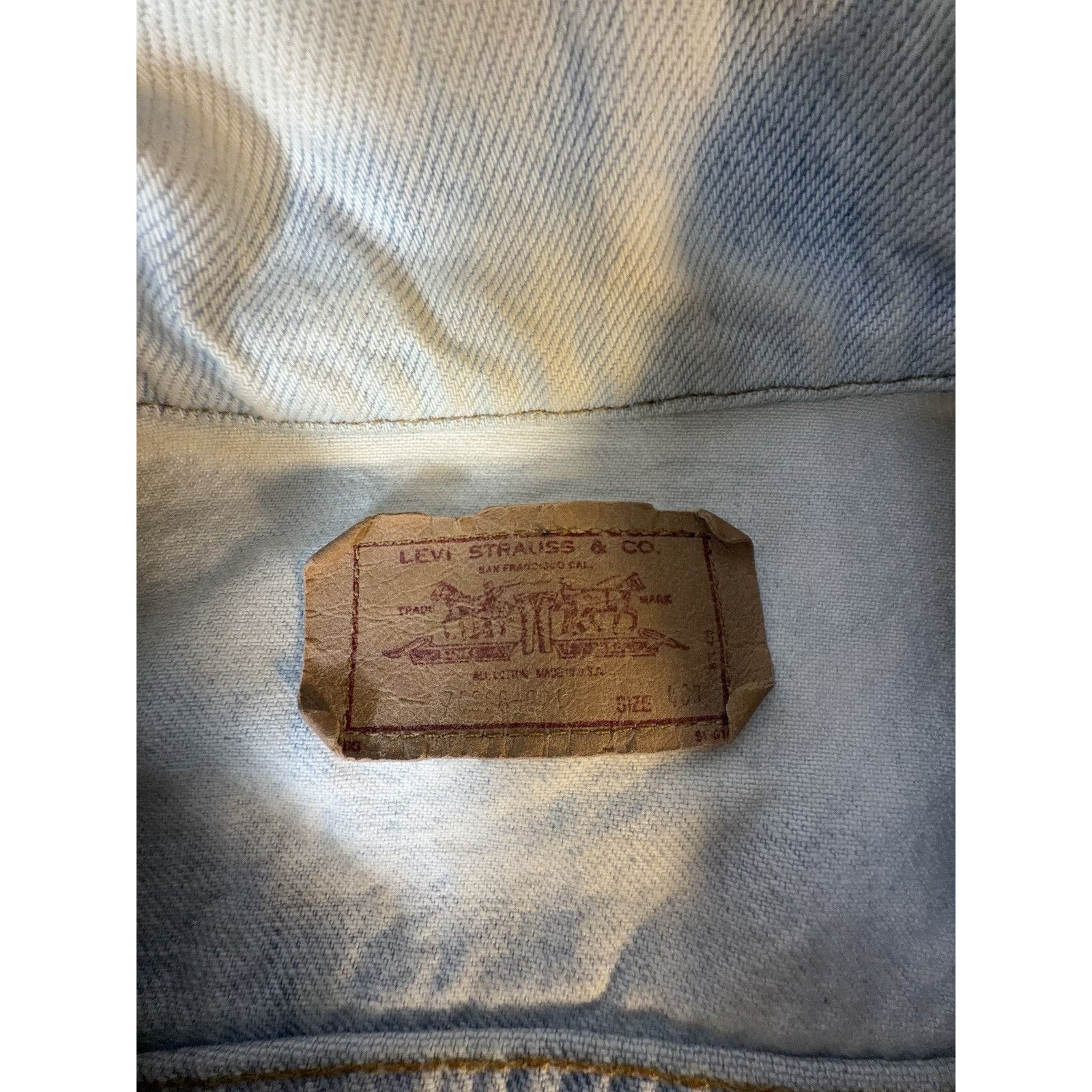 Levi's VTG 85 Levis Denim Jacket Size 40 Soft Type 3 Trucker USA Size US M / EU 48-50 / 2 - 3 Thumbnail