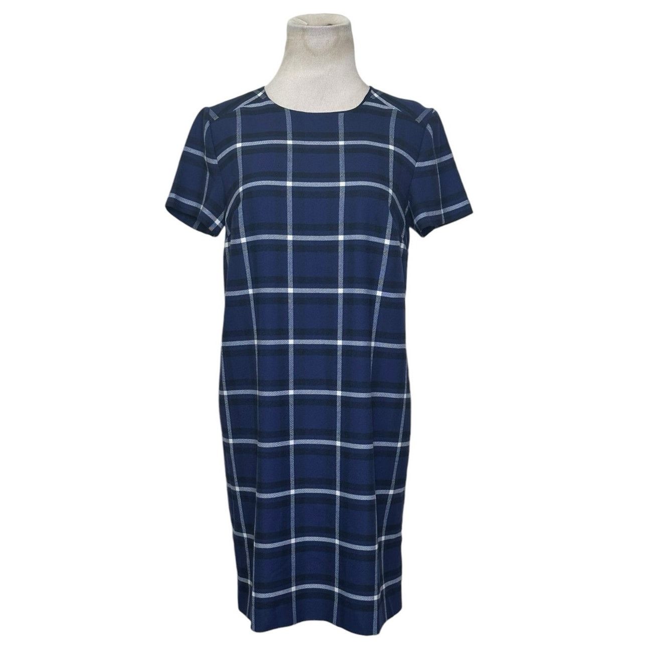Banana Republic Banana Republic check print mini dress size XSP Size XS / US 0-2 / IT 36-38 - 1 Thumbnail