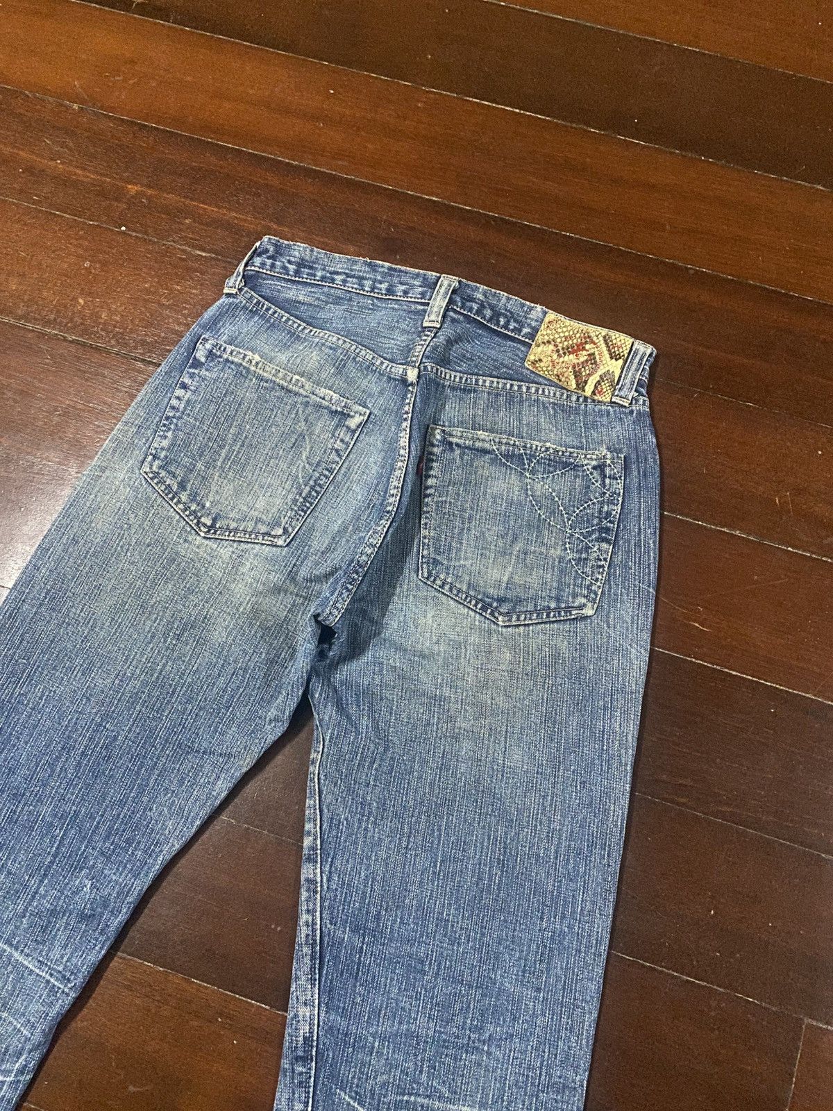 Sugar Cane Rare vintage SUGAR CANE OKINAWA JEAN distressed rework boro Size US 31 - 15 Thumbnail
